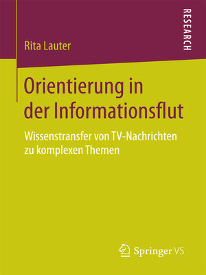cover image of Orientierung in der Informationsflut